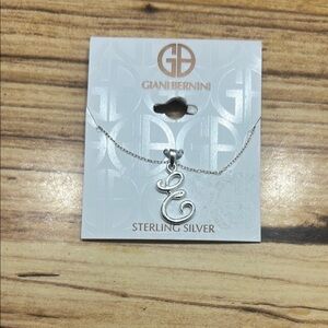 Giani Bernini Silver Crescent Moon Necklace